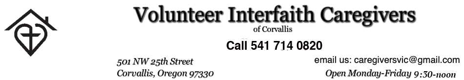 Volunteer Interfaith Caregivers - Corvallis